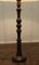 Tall French Turned Oak Table Lamp, 1920s 5