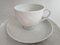 White Lotus Coffee Cup, Saucer and Breakfast Plate by Bjørn Wiinblad for Rosenthal Germany, 1980s, Set of 3 7