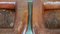 Set of Antique Leather Club Armchairs 10
