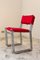 Vintage Red Delfina Chairs by Enzo Mari for Driade, 1980, Set of 4 8