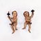Spanish Polychrome Wall Cherubs, Set of 2 2