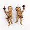 Spanish Polychrome Wall Cherubs, Set of 2 3