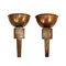 Large Art Deco Wall Sconces, 1930s, Set of 2 3