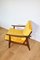 Mid-Century Jugoslawischer Sessel in Goldgelb 13