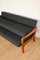 Vintage Danish Black Boucle Foldable Sofa, 1970s 3