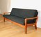 Vintage Danish Black Boucle Foldable Sofa, 1970s 13
