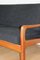 Vintage Danish Black Boucle Foldable Sofa, 1970s 12