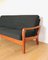 Vintage Danish Black Boucle Foldable Sofa, 1970s 15