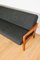 Vintage Danish Black Boucle Foldable Sofa, 1970s 2
