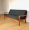 Vintage Danish Black Boucle Foldable Sofa, 1970s 14