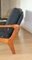Vintage Danish Black Boucle Foldable Sofa, 1970s 9