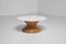 Brutalist Coffee Table in Oak and Marble by Axel Einar Hjorth, 1960, Image 2