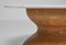 Brutalist Coffee Table in Oak and Marble by Axel Einar Hjorth, 1960, Image 8
