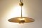 Onos Counterweight Brass Pendant Lamp by Florian Schultz, 1970s 2