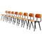 Revolt Chairs attributed to Friso Kramer for Ahrend De Cirkel, 1963, Set of 8 1