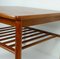 Skandinavischer Mid-Century Teak Beistelltisch mit Magazinständer 9