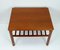 Mid-Century Scandinavian Teak Side Table with Magazine Rack 5