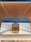 Lampe de Bureau Design Beige et Doré dans le style de Jean Claude Mahey, 1990s 3