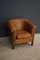 Club chair vintage in pelle color cognac, Francia, Immagine 2