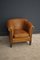Club chair vintage in pelle color cognac, Francia, Immagine 5