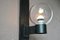 Minimalist Modern Wall Light Glass and Metal Ball Lighting Fixture, 1980s 6