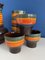 Set Pichet et Tasse en Céramique, 1980s, Set de 7 2