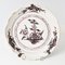 Mangan Fayence Teller von St. Amand, 1700er 1