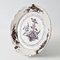 Mangan Fayence Teller von St. Amand, 1700er 6