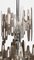 Brutalist Chandelier in Stainless Steel, France, 1970s 7