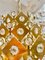 Brutalist Crystal and Gilt Gold Chandelier from Palwa, 1960s, Image 6