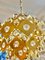 Brutalist Crystal and Gilt Gold Chandelier from Palwa, 1960s, Image 7