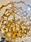 Brutalist Crystal and Gilt Gold Chandelier from Palwa, 1960s, Image 8