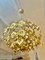 Brutalist Crystal and Gilt Gold Chandelier from Palwa, 1960s, Image 3