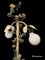 Italian Floral Tole Paint Floor Light, Italy, 1950s, Image 4