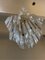 Murano Glass Chandelier with Gilt Gold Structure attributed to Venini, Italy, 1980, Image 4