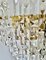 Glass Cut with Brass Wall Lighting from Kinkeldey, Austria, 1970s, Set of 2 5