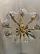 Murano glass 9 Leaves Chandelier by Carl Fagerlund for Orrifors, 1980s 7
