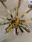 Murano glass 9 Leaves Chandelier by Carl Fagerlund for Orrifors, 1980s 5