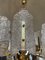 Murano glass 9 Leaves Chandelier by Carl Fagerlund for Orrifors, 1980s 6