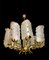 Murano glass 9 Leaves Chandelier by Carl Fagerlund for Orrifors, 1980s 4