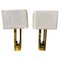 Brass Gilt Gold Table Lamp from BD Lumica, Spain, 1970s, Set of 2 1