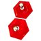 Porcelain Wall Lighting by Igniaco Riera attributed to De Llum, 1970s, Set of 2 1