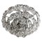 Diamond Glass and Chrome Scone from Kinkeldey, Austria, 1970s 1