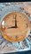 Crystal Table Clock from Daum, France, 1950s 4