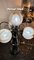 Lampe de Bureau Space Age en Verre Murano 4 Globes de Mazzega, Italie, 1960s 2