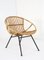 Neerkant Rattan Stuhl von Rohé Noordwolde, 1960er 2