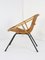 Neerkant Rattan Stuhl von Rohé Noordwolde, 1960er 5
