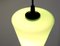 Green Glass Hanging Lamp, 1960s 7