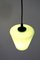 Green Glass Hanging Lamp, 1960s 6