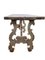Consolle in noce sbiancato, Italia, con gambe a lira, Immagine 2